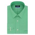 Men's Chaps Regular-fit Wrinkle-free Stretch Collar Dress Shirt, Size: 16.5-32/33, Green