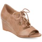 Journee Collection Kortlin Women's Wedges, Size: Medium (9.5), Med Brown