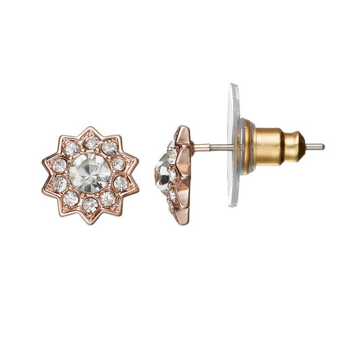 Lc Lauren Conrad Starburst Nickel Free Stud Earrings, Women's, Light Pink