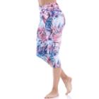 Women's Balance Collection Sparrow Split Back Capri Leggings, Size: Xl, Oxford