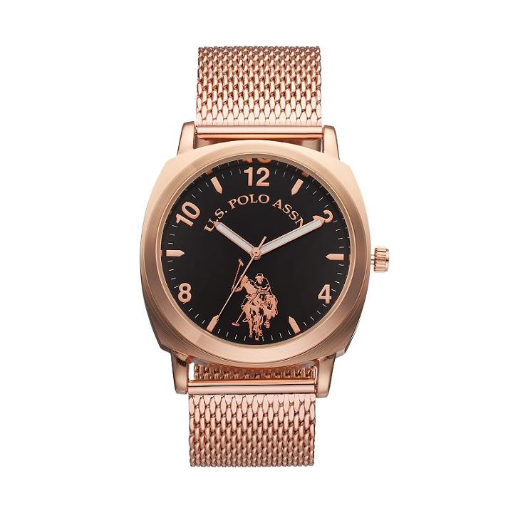U.s. Polo Assn. Men's Mesh Watch - Usc80507kl, Size: Medium, Pink