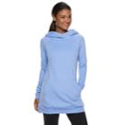 Women's Tek Gear&reg; Fleece Raglan Tunic Hoodie, Size: Xl, Lt Purple