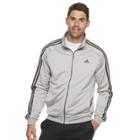 Men's Adidas Essential Triple Striped Jacket, Size: Xl, Grey