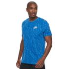 Men's Nike Geo Print Tee, Size: Large, Blue Other