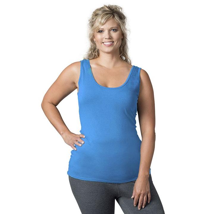 Plus Size Soybu Lola Scoopneck Yoga Tank, Women's, Size: 2xl, Blue Other