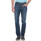 Men's Urban Pipeline Slim-fit Straight-leg Jeans, Size: 36x32, Med Blue