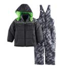 Boys 4-7 I-extreme Winter Jacket & Bib Overall Snow Pants Set, Size: 4, Black