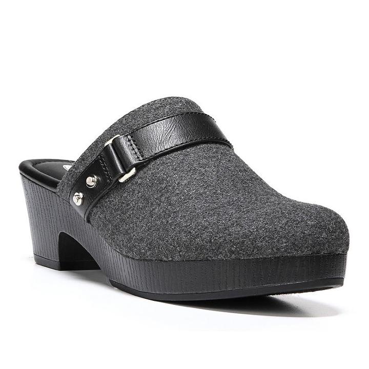 Dr. Scholl's Jessa Women's Clogs, Size: Medium (9.5), Dark Grey