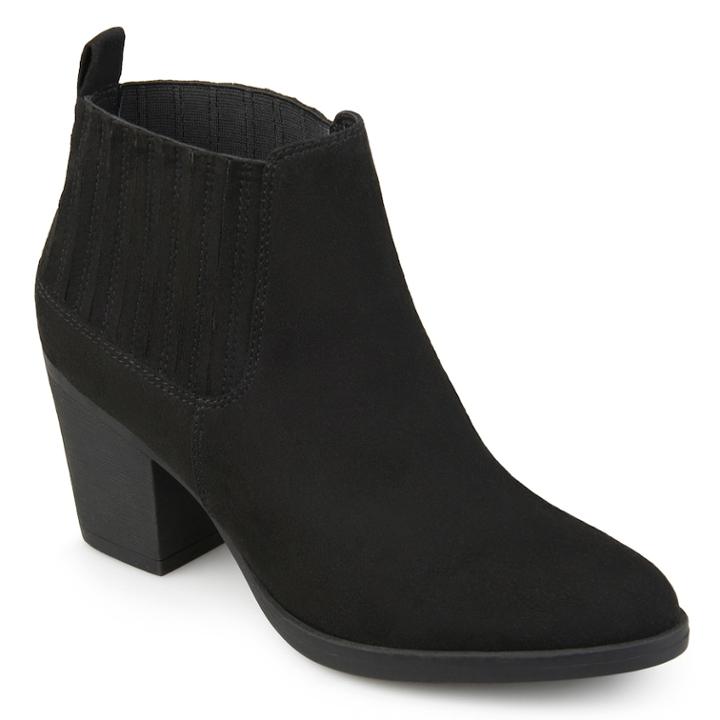 Journee Collection Sero Women's Ankle Boots, Size: Medium (12), Black