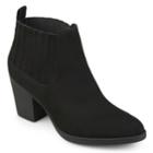 Journee Collection Sero Women's Ankle Boots, Size: Medium (12), Black
