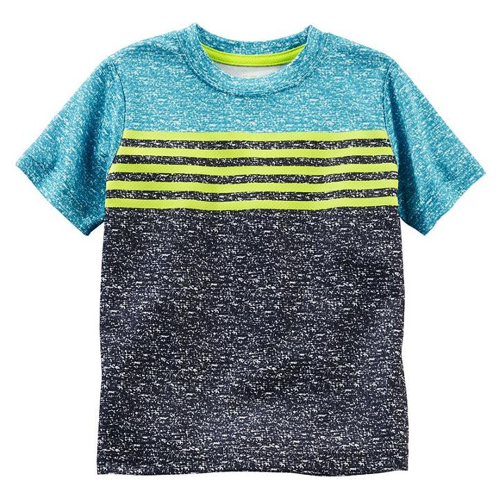 Boys 4-8 Oshkosh B'gosh&reg; Colorblock Striped Active Tee, Boy's, Size: 4, Ovrfl Oth