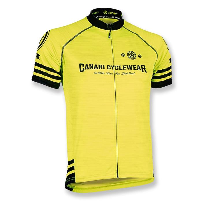 Men's Canari Theon Jersey, Size: Large, Yellow