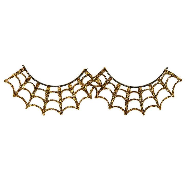 Adult Glitter Spider Costume Eyelashes, Multicolor