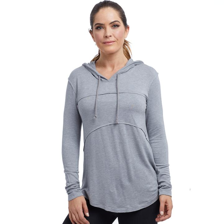 Women's Balance Collection Penelope Hoodie, Size: Medium, Grey