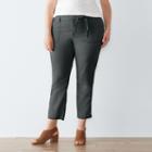 Plus Size Sonoma Goods For Life&trade; Utility Twill Ankle Pants, Women's, Size: 22 W, Grey