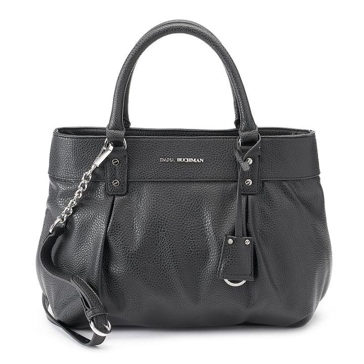 Dana Buchman Bridget Pleated Shopper, Women's, Grey