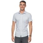 Men's Marc Anthony Slim-fit Stretch Woven Button-down Shirt, Size: Xl, Natural