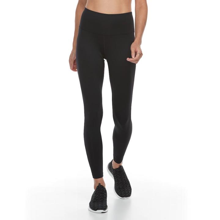 Petite Tek Gear&reg; Performance High-waisted Leggings, Women's, Size: M Petite, Black
