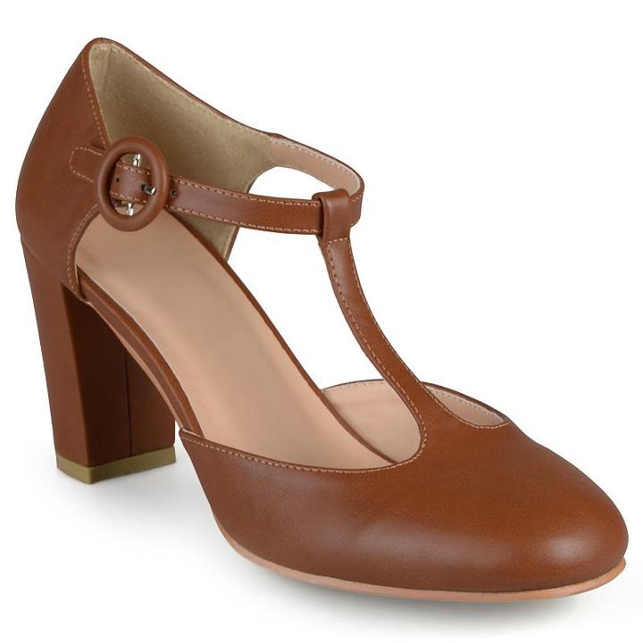 Journee Collection Talie Women's High Heels, Girl's, Size: 10, Med Brown