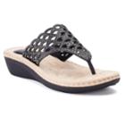 Croft & Barrow&reg; Chainmail Women's Sandals, Size: Medium (9), Black