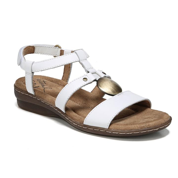 Naturalsoul By Naturalizer Brenda Women's Sandals, Size: 5.5 Med, White