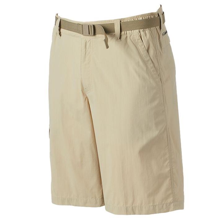 Men's Columbia Omni-shade Sycamore Falls Belted Shorts, Size: 34, White Oth