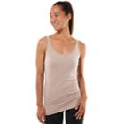 Women's Soybu Lola Reversible Tank, Size: Small, Lt Beige