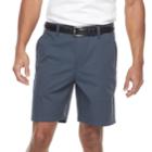 Men's Croft & Barrow&reg; Classic-fit Easy-care Stretch Flex-waist Flat-front Shorts, Size: 32, Dark Grey
