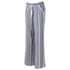 Juniors' Rewind Striped Linen Blend Pants, Teens, Size: Xl, Green Oth