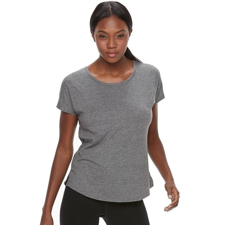 Women's Tek Gear&reg; Mesh Back Performance Tee, Size: Xl, Black