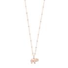 Lc Lauren Conrad Elephant Pendant Necklace, Women's, Light Pink