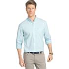 Big & Tall Izod Advantage Classic-fit Striped Stretch Button-down Shirt, Men's, Size: Xl Tall, Blue Other