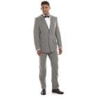 Men's Apt. 9&reg; Modern-fit Unhemmed Suit, Size: 41r 33, Light Grey