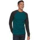 Men's Urban Pipeline&reg; Raglan Thermal Tee, Size: Small, Dark Blue