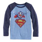 Boys 4-10 Jumping Beans&reg; Marvel Superman Long Sleeve Graphic Tee, Size: 7, Blue (navy)