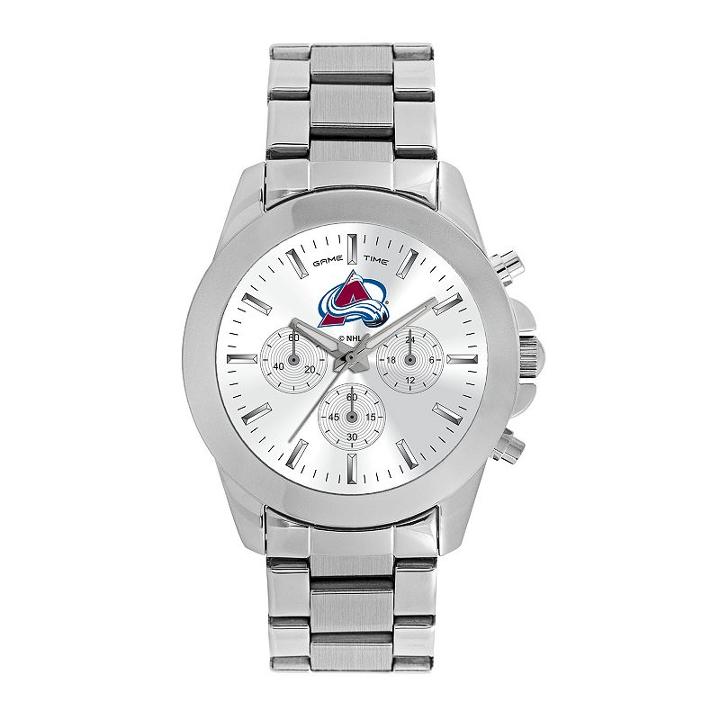 Women's Game Time Colorado Avalanche Knockout Watch, Silver
