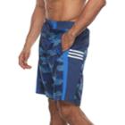 Men's Adidas Sur Shot Camo 4-way Stretch E-board Shorts, Size: Large, Blue (navy)