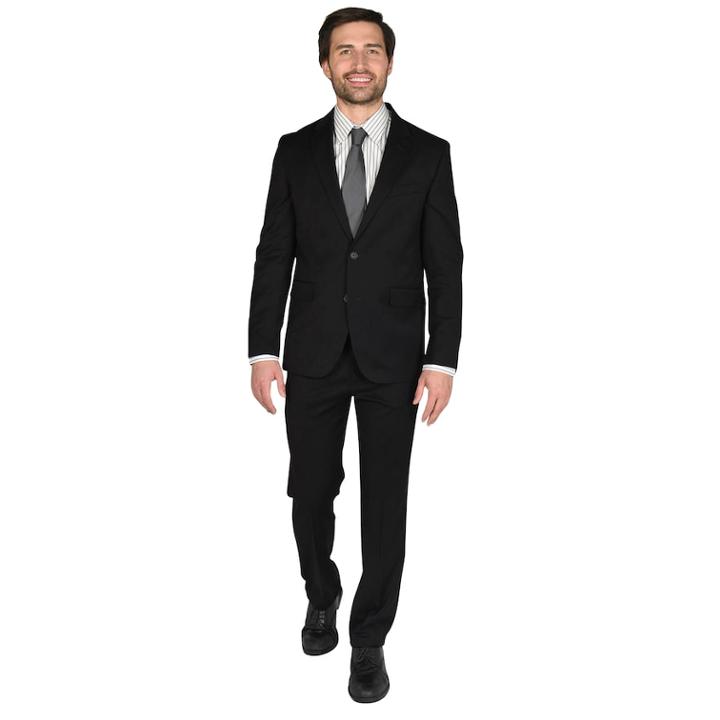 Men's Dockers Tailored-fit Stretch Suit, Size: 46r 40, Black