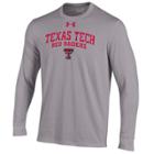 Men's Under Armour Texas Tech Red Raiders Long-sleeve Tee, Size: Medium, Gray