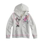 Disney Minnie Mouse Girls 4-7 Full-zip Hoodie By Jumping Beans&reg;, Size: 6, Light Grey