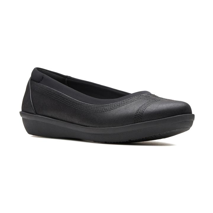 Clarks Cloudsteppers Ayla Low Women's Flats, Size: 7 Wide, Oxford