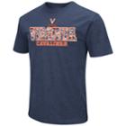 Men's Campus Heritage Virginia Cavaliers Team Color Tee, Size: Small, Blue (navy)