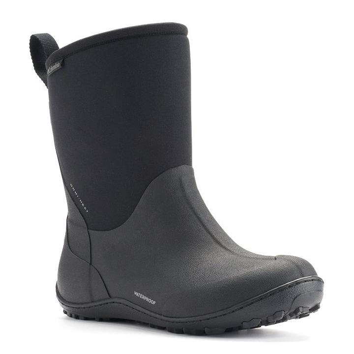 Columbia Snowpow Mid Omni-heat Women's Waterproof Winter Boots, Size: 9, Grey (charcoal)