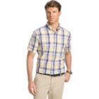 Men's Izod Saltwater Button-down Shirt, Size: Medium, Lt Yellow