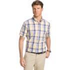 Men's Izod Saltwater Button-down Shirt, Size: Medium, Lt Yellow