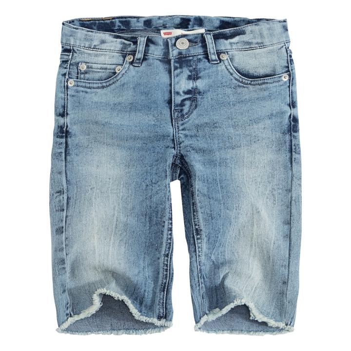 Girls 7-16 Levi's Seaside Bermuda Shorts, Size: 7, Light Blue