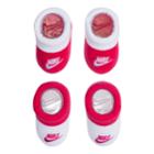 Baby Girl Nike 2-pack Pink & White Booties, Multicolor
