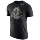 Men's Nike Ohio State Buckeyes Triblend Stamp Tee, Size: Large, Oxford