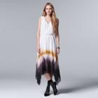 Petite Simply Vera Vera Wang Ombre Dress, Women's, Size: Xs Petite, White Oth