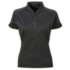 Plus Size Nancy Lopez Desire Quarter-zip Golf Polo, Women's, Size: 1xl, Black